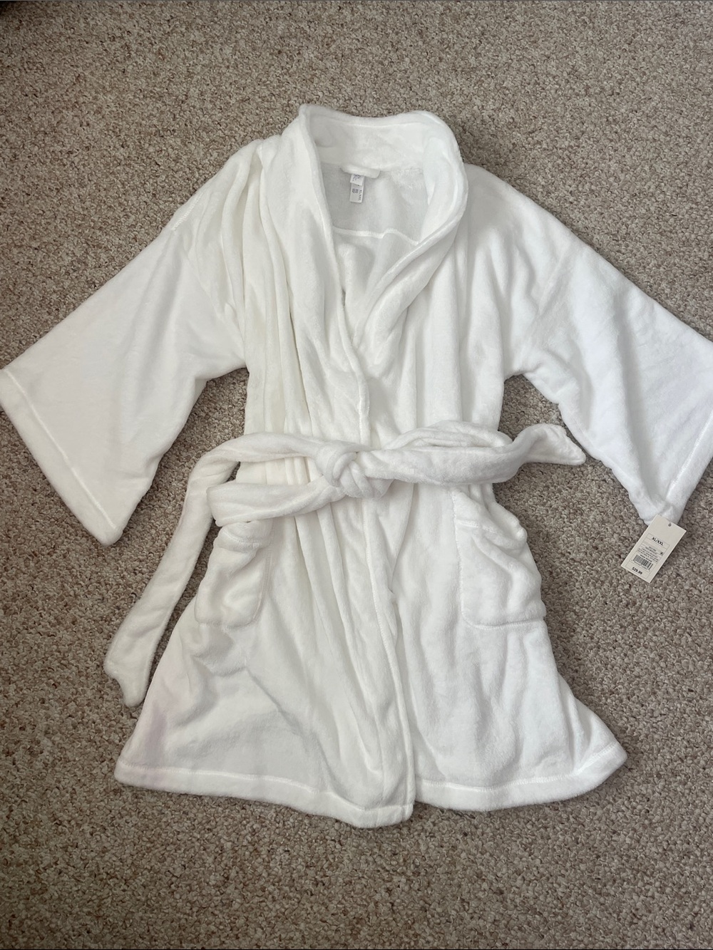 Women’s Stars Above Plush Shawl Collar Bathrobe